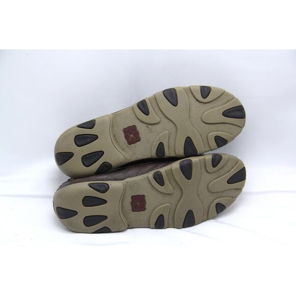 Twisted X Shoes Women's Size 7M Brown Embossed Floral Driving Moc Toe WDM0070 - Picture 6 of 7